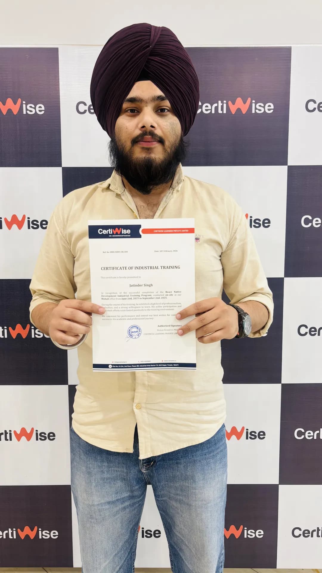 Certiwise student